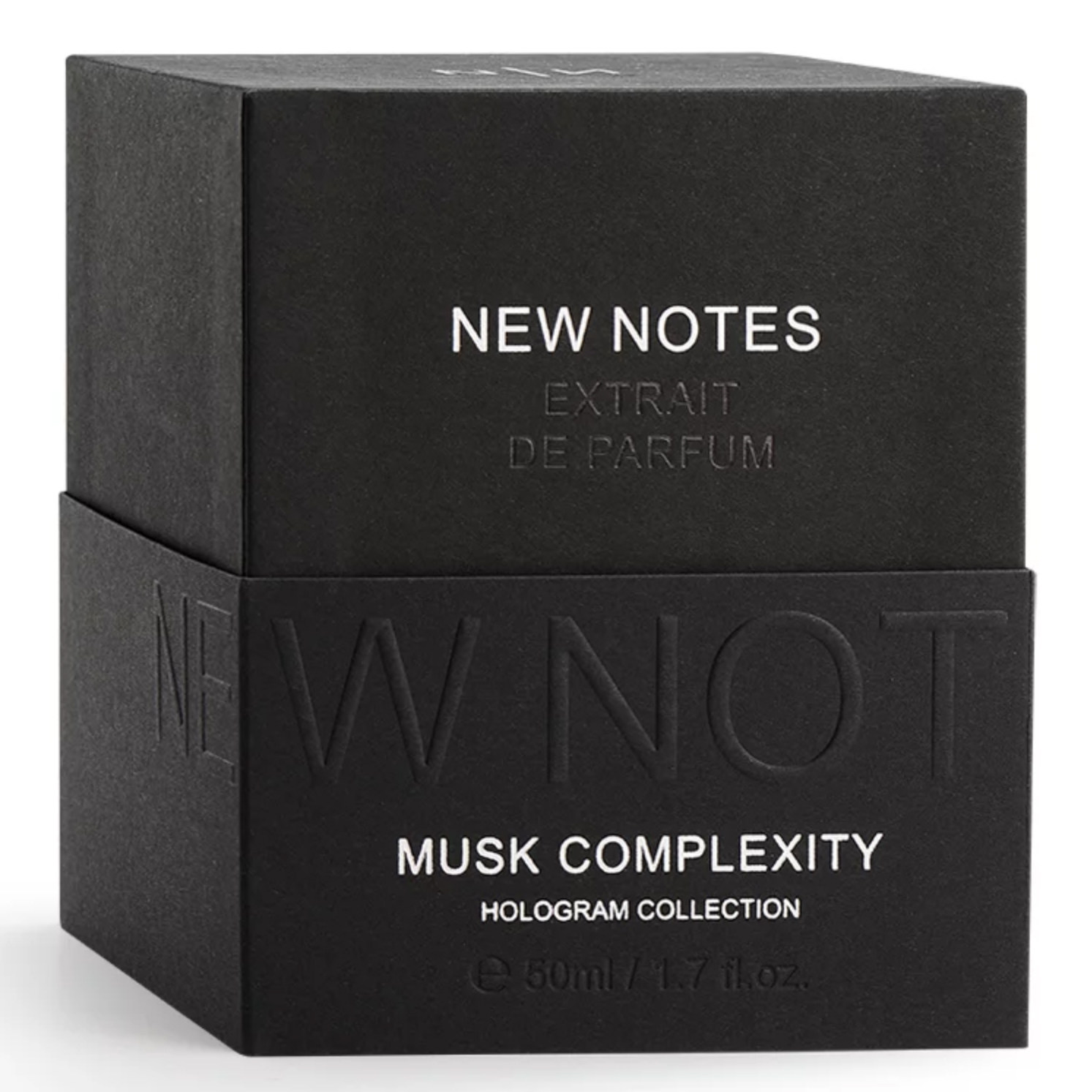 NEW NOTES MUSK COMPLEXITY HOLOGRAM COLLECTION 50ML SPRAY EXTRAIT DE PARFUM