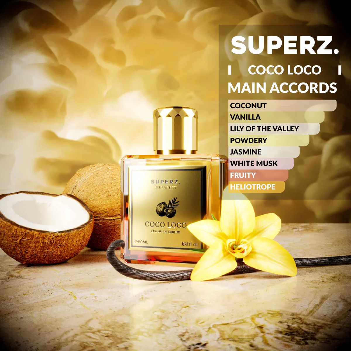 SUPERZ. BUDAPEST COCO LOCO EXTRAIT DE PARFUM 50ML - immagine 2