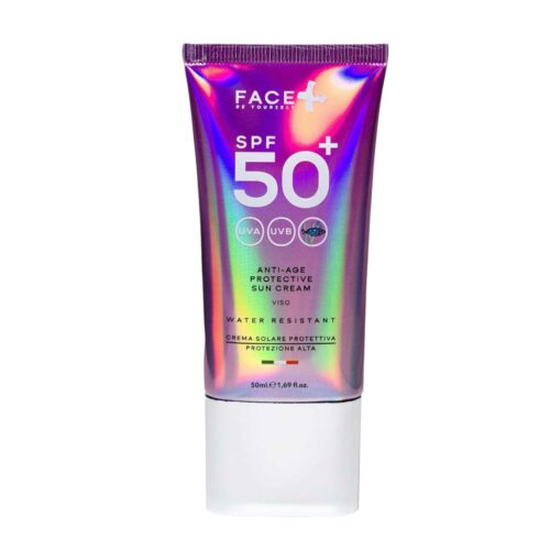FACE+ ANTI-AGE PROTECTIVE  SUN CREAM VISO SPF50 CREMA SOLARE PROTETTIVA 50ML